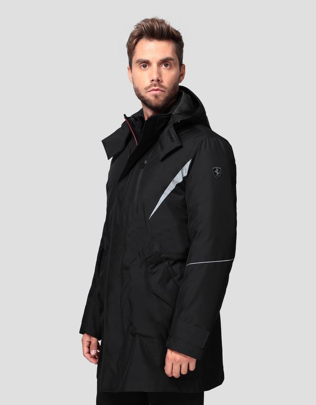 Scuderia Ferrari Online Store - Мужская парка 2-в-1 из материала T2 TECH-TWILL с наполнителем из - Куртки-парки