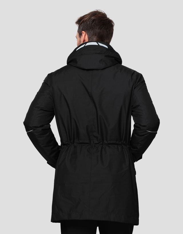 Scuderia Ferrari Online Store - Мужская парка 2-в-1 из материала T2 TECH-TWILL с наполнителем из - Куртки-парки