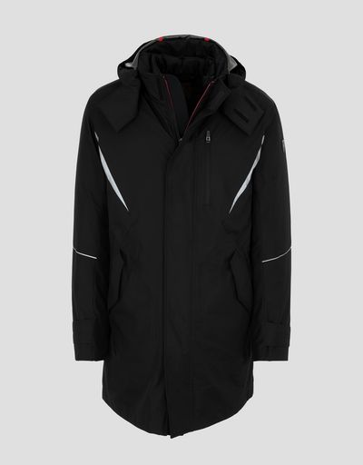 Scuderia Ferrari Online Store - 2 in 1 men's parka in T2 Tech-Twill with Real Down inner - Parkas
