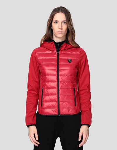 Chaqueta de Softshell para mujer con relleno de auténtico plumón