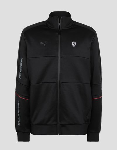 Scuderia Ferrari Online Store - Puma Scuderia Ferrari T7 men's jacket - Zip Sweaters