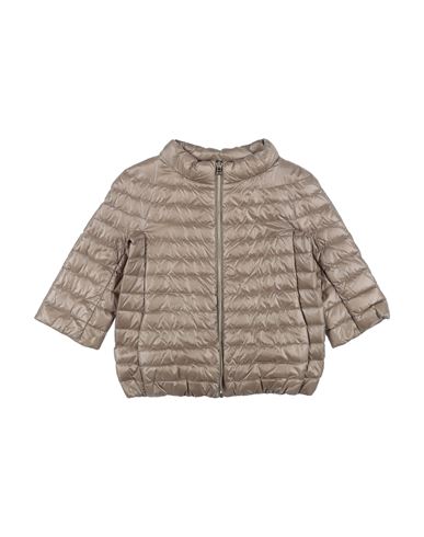 Herno Toddler Girl Puffer Khaki Size 6 Polyamide In Brown