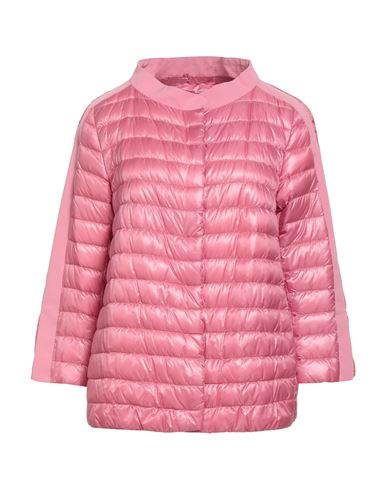 Herno Woman Puffer Pink Size 10 Polyamide, Polyester, Cotton