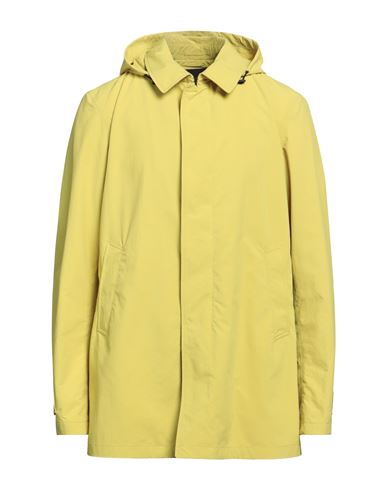 Herno Man Overcoat Light Yellow Size 44 Polyester