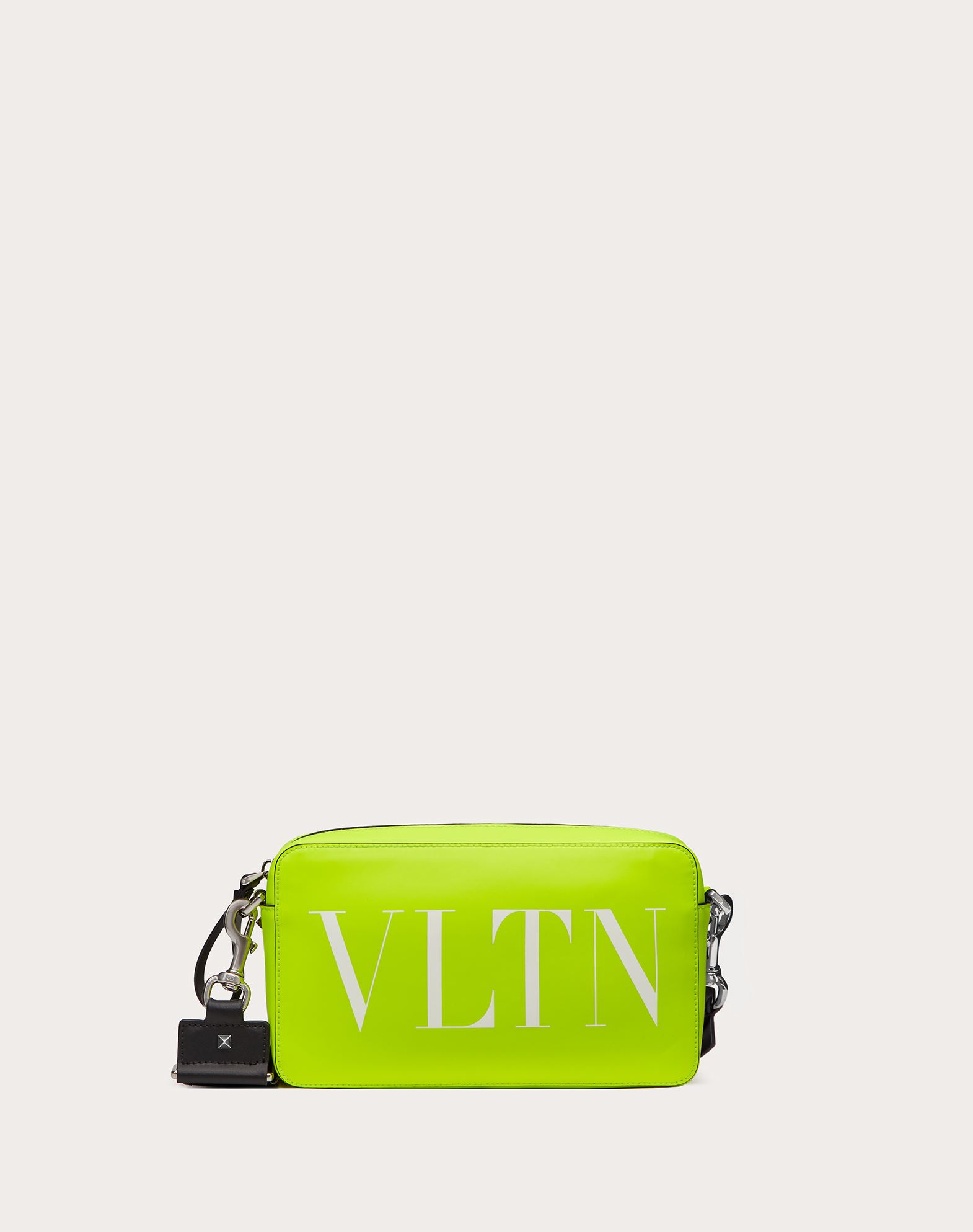 VLTN Fluorescent Leather Crossbody Bag for Man | Valentino Online Boutique