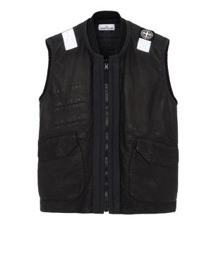 GILET IN PELLE Stone Island Uomo - Store Ufficiale