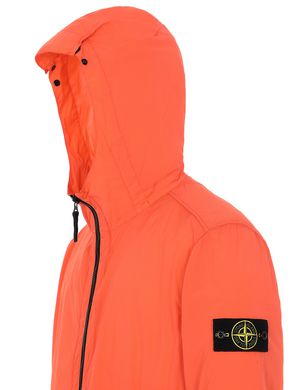 stone island garment dyed skin touch packable jacket