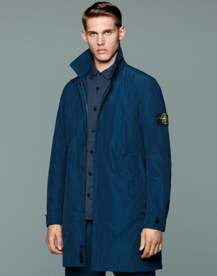 stone island micro reps trench coat