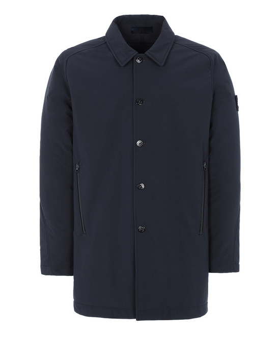 Sold out - STONE ISLAND 709F1 POLIESTERE STRETCH 5 L_GHOST PIECE Mid-length jacket Man Blue