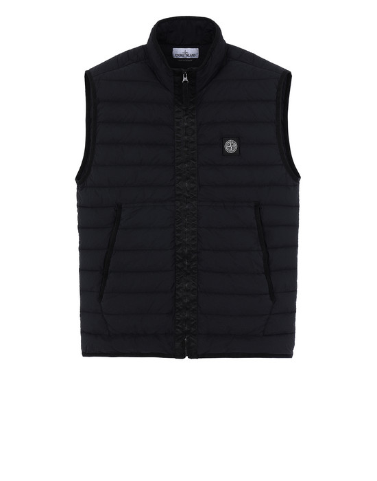 Vest G0125 LOOM WOVEN DOWN CHAMBERS STRETCH NYLON-TC STONE ISLAND - 0
