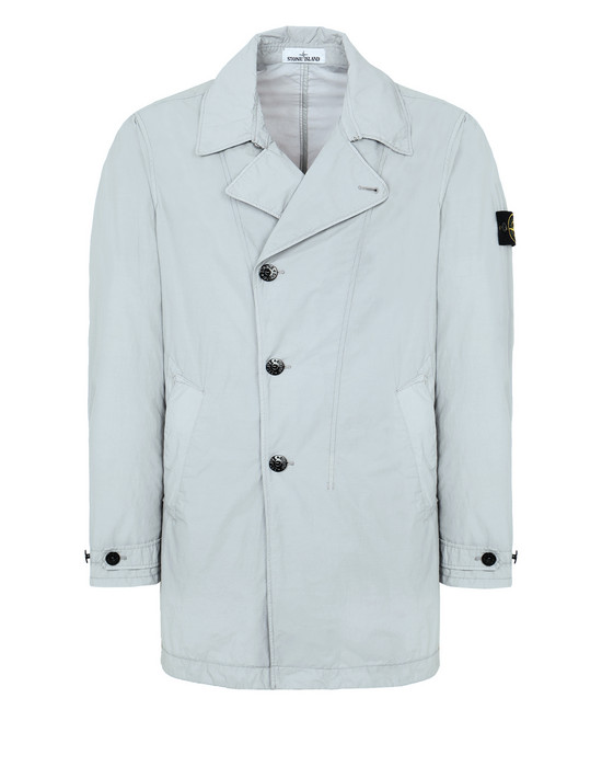 Mid-length jacket Man 42132 NASLAN LIGHT WATRO Front STONE ISLAND