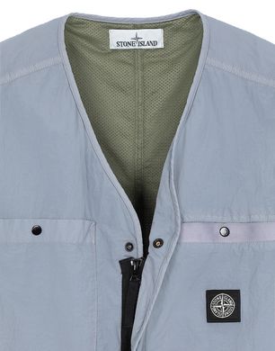 stone island seersucker vest