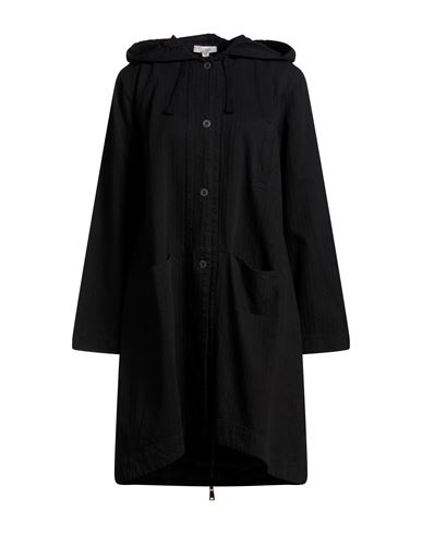 Crossley Woman Overcoat & Trench Coat Black Size S Cotton