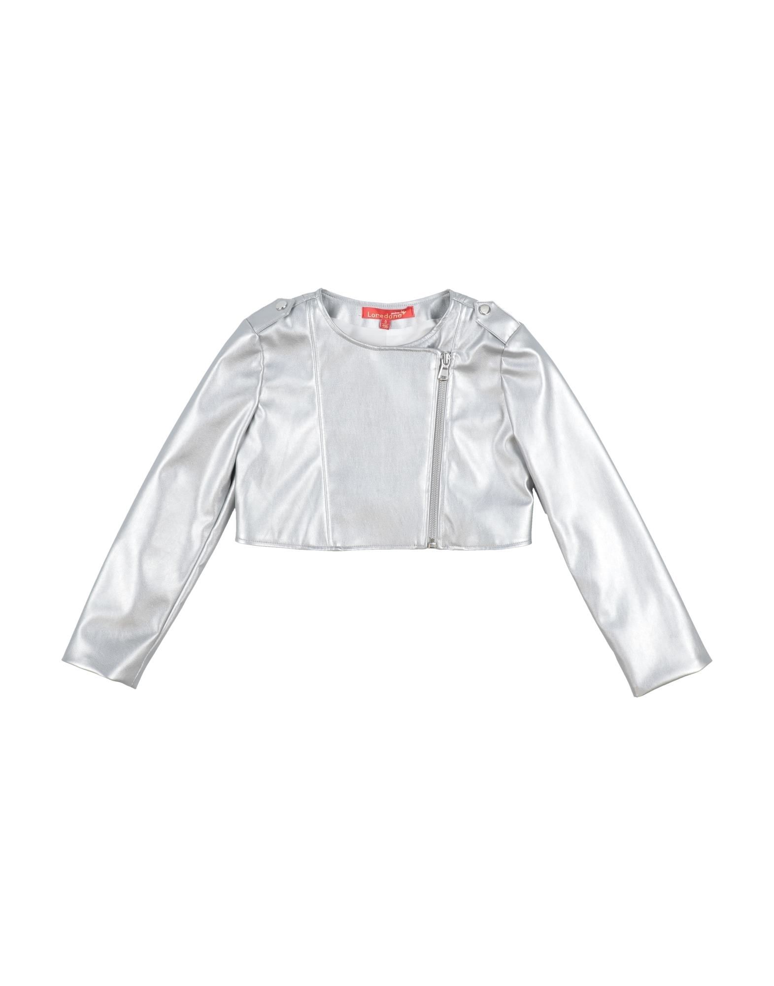 Loredana Prima Kids' Jackets In Silver