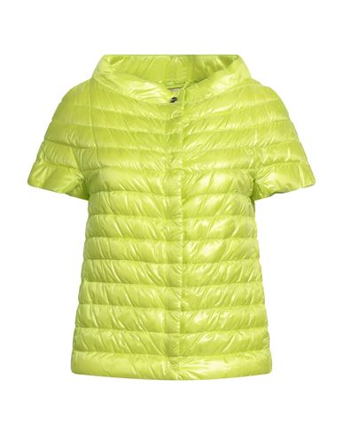 Herno Iconico Woman Puffer Lime Green Size 2 Polyamide In Green