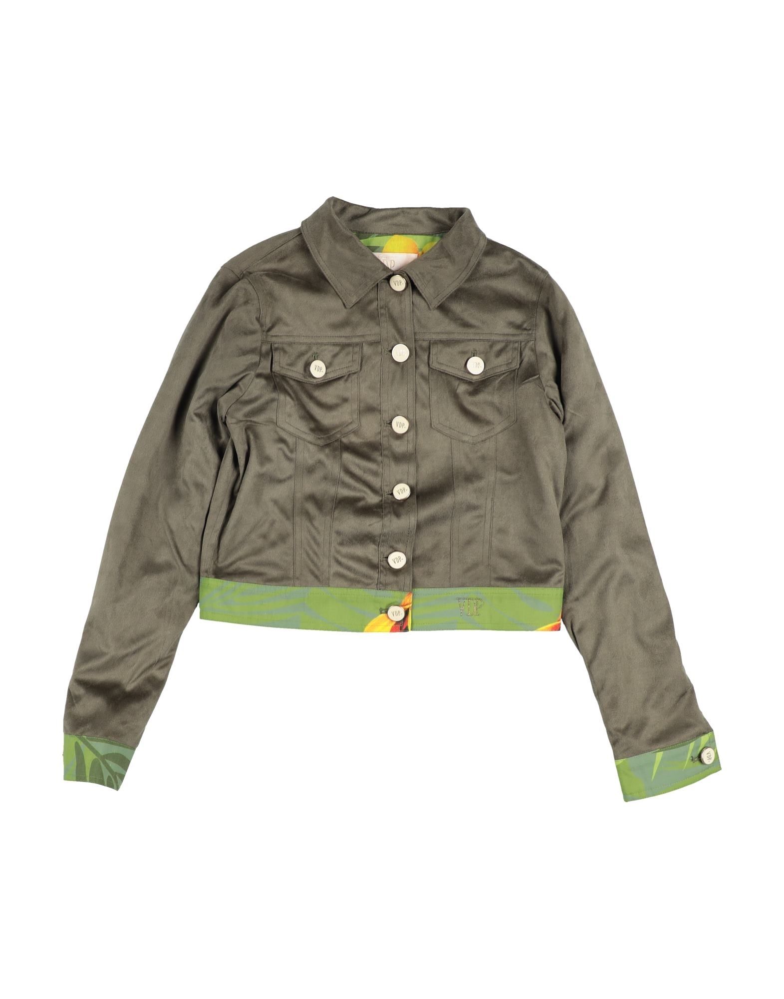 Vdp Collection Kids' Jackets In Green