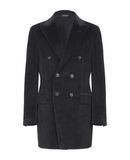 STEFANO CALMONTE Herren Mantel Farbe Schwarz Gr��e 5