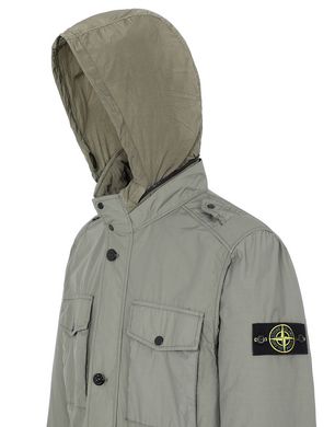 stone island hooded puffer