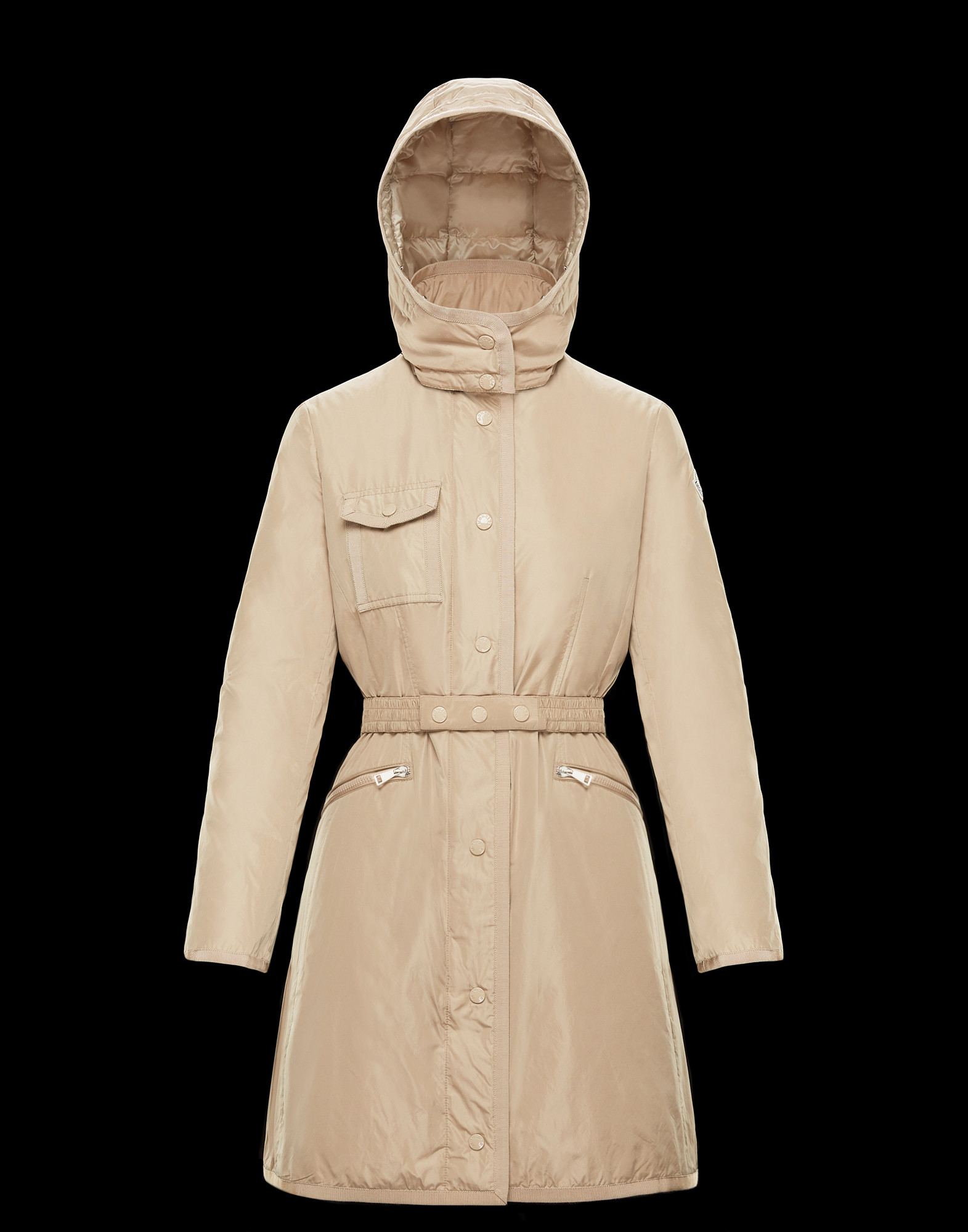 moncler coat khaki