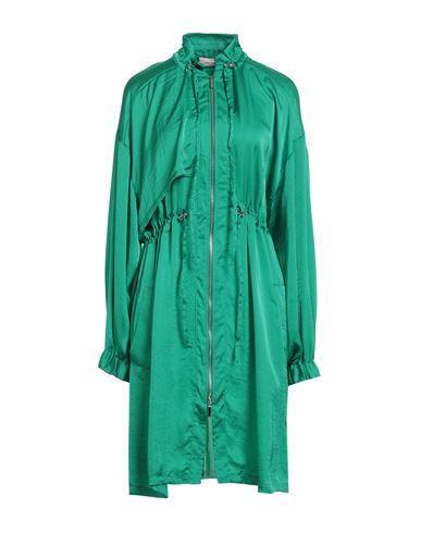 Twenty Easy By Kaos Woman Overcoat Green Size 4 Polyester