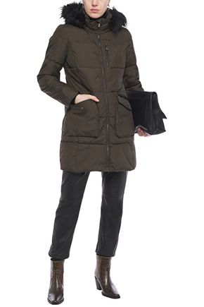 Dkny Quilted Shell Hooded Coat 2024