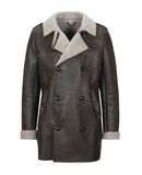 ANDREA DAMICO Herren Mantel Farbe Dunkelbraun Gre 4
