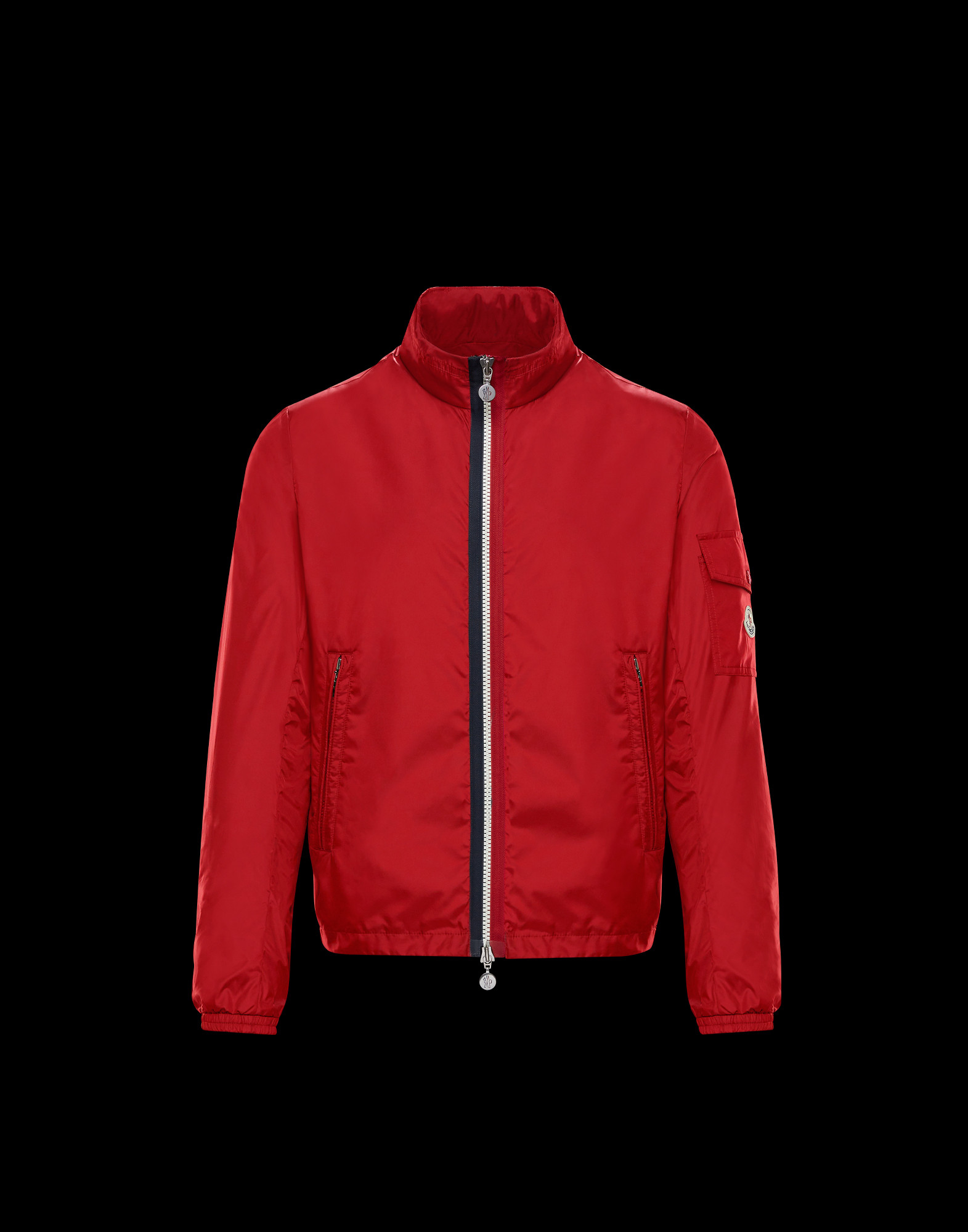 moncler red jacket mens