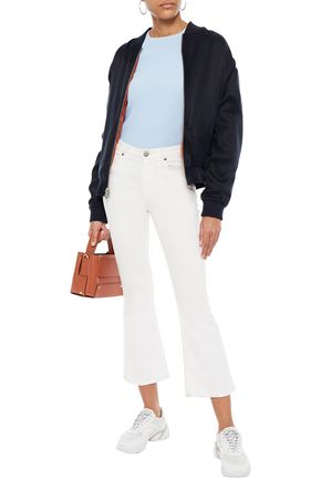 reversible twill bomber jacket