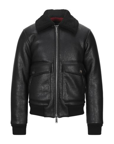 DSQUARED2 DSQUARED2 MAN JACKET BLACK SIZE 36 POLYESTER, VISCOSE, POLYURETHANE 