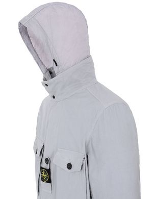 witte stone island hoodie