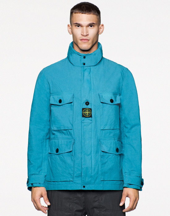 stone island jacket with collar