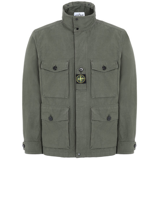 mens khaki stone island jumper