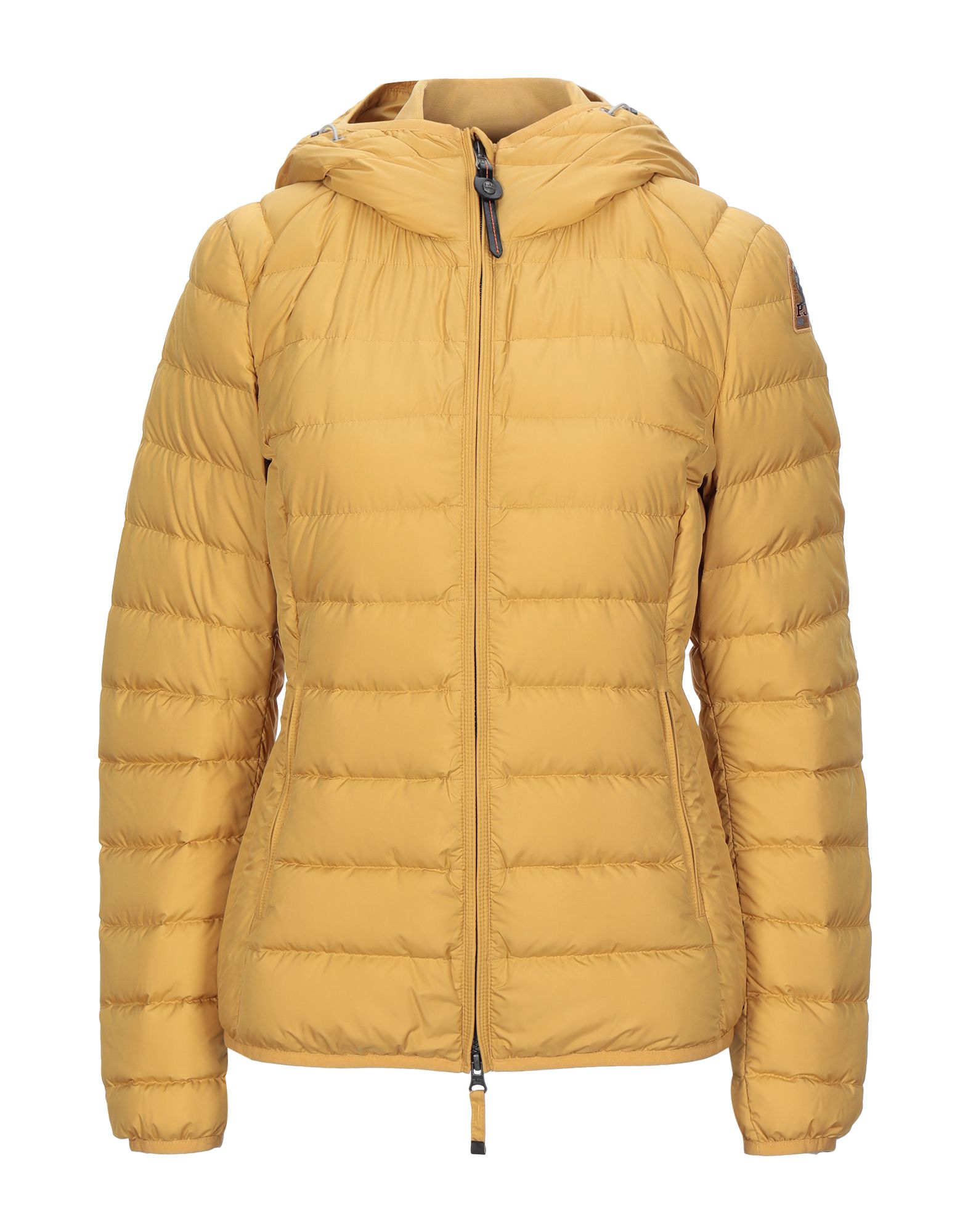 Parajumpers Woman Down Jacket Ocher Size S Polyester In Yellow