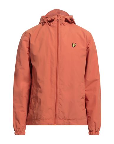 Lyle & Scott Man Jacket Orange Size M Nylon