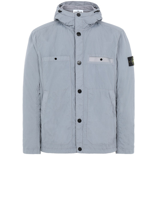 Jacke Herr 45329 S.I.PA/PL SEERSUCKER-TC Front STONE ISLAND