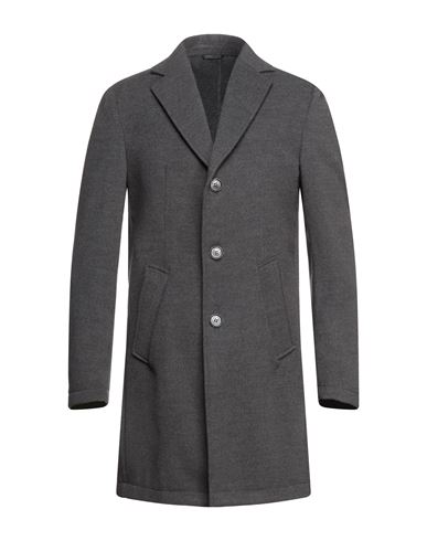 Man Coat Light brown Size 44 Polyester, Viscose, Elastane