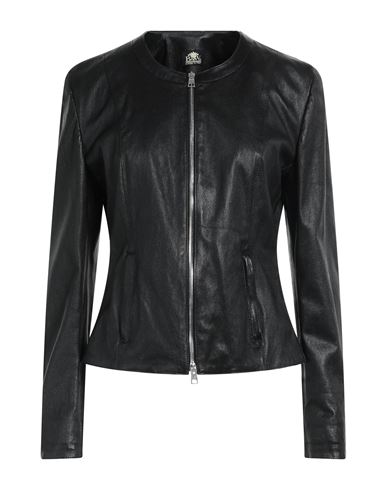 B & W Woman Jacket Black Size 10 Soft Leather