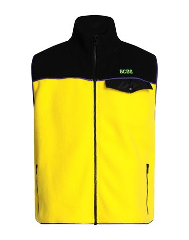 Gcds Man Jacket Yellow Size S Polyester