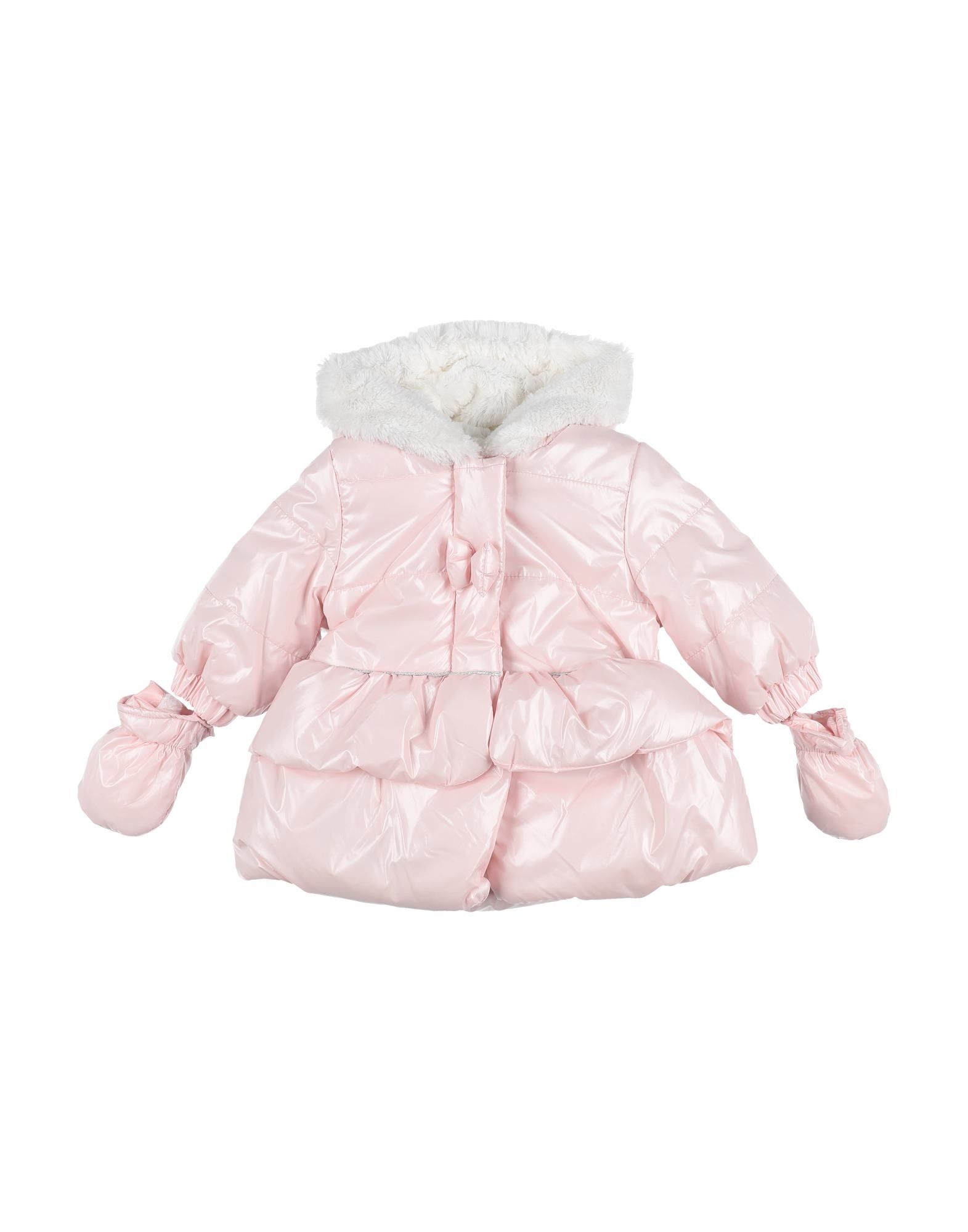 Leo E Lilly Bon Ton Kids' Down Jackets In Pink