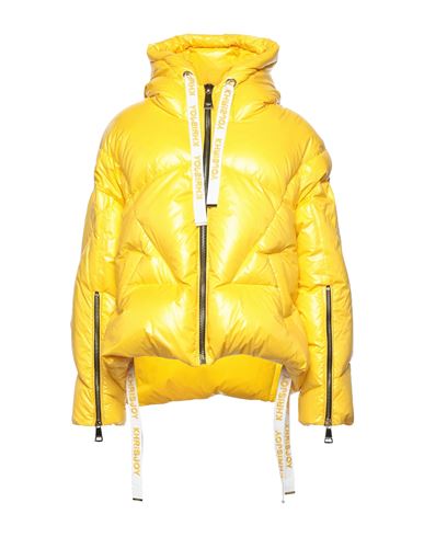 Khrisjoy Woman Down Jacket Yellow Size 0 Polyamide