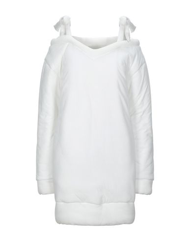 Woman Mini dress White Size XS Cotton, Elastane, Polyester