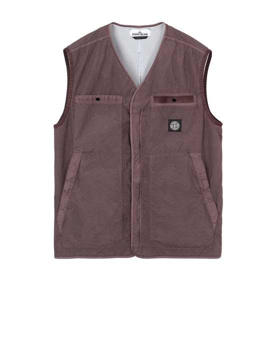 Waistcoat Man G0229 S.I. PA/PL SEERSUCKER-TC Front STONE ISLAND