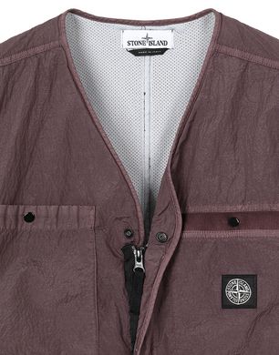 G0229 S.I. PA/PL SEERSUCKER TC Waistcoat Stone Island Men