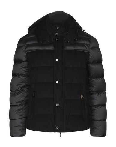 Moorer Man Puffer Black Size 50 Cotton, Cashmere, Polyamide, Wool, Acrylic In Black