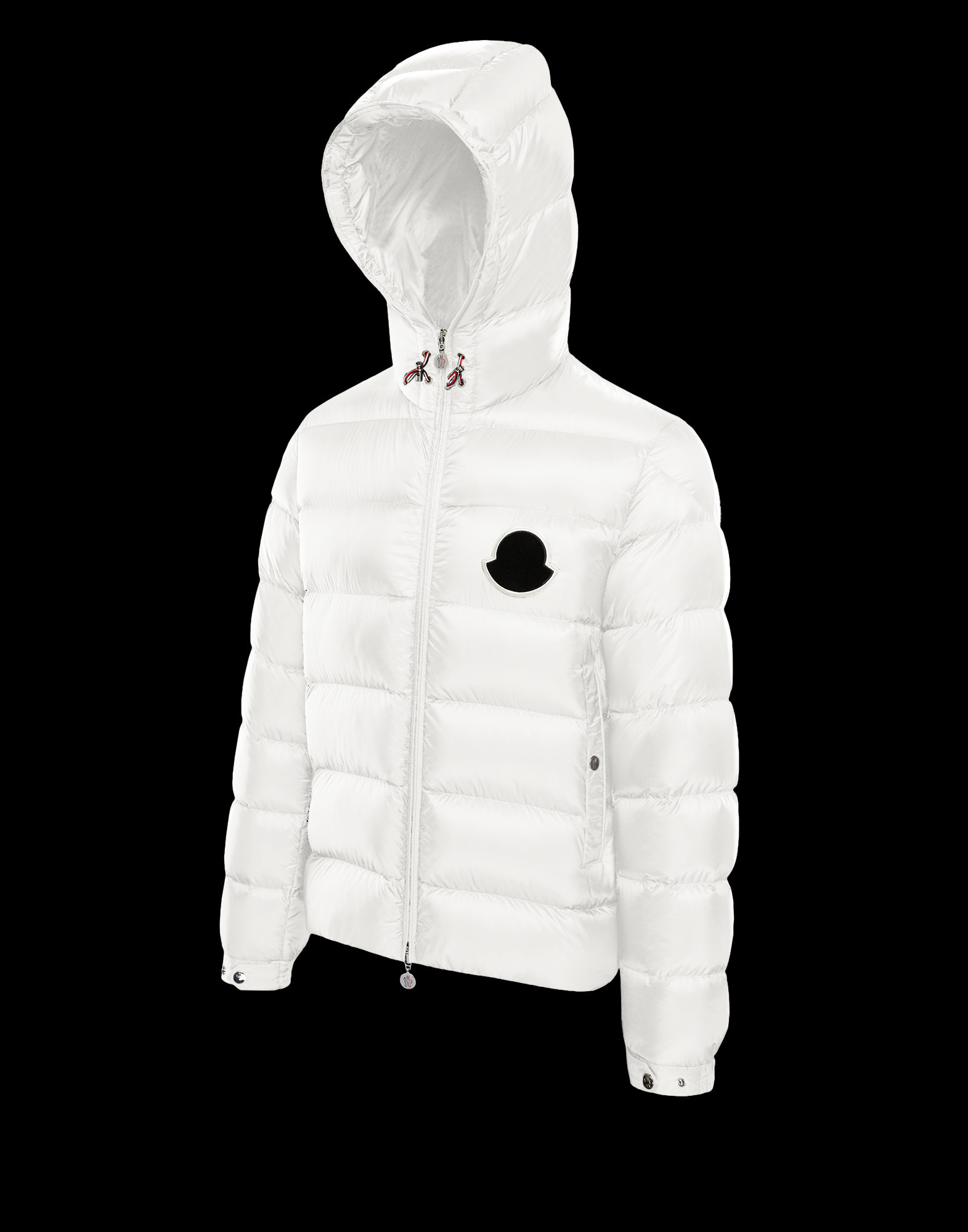 white moncler jacket
