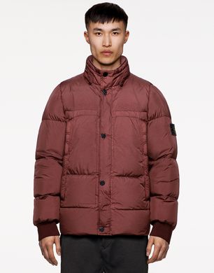 40123 GARMENT DYED CRINKLE REPS NY DOWN ブルゾン Stone Island ...