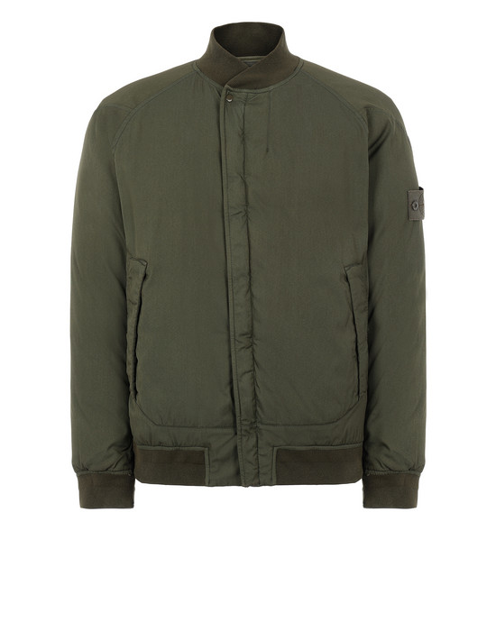 Jacket Man 439F2 STRETCH WOOL NYLON-TC DOWN_GHOST PIECE Front STONE ISLAND
