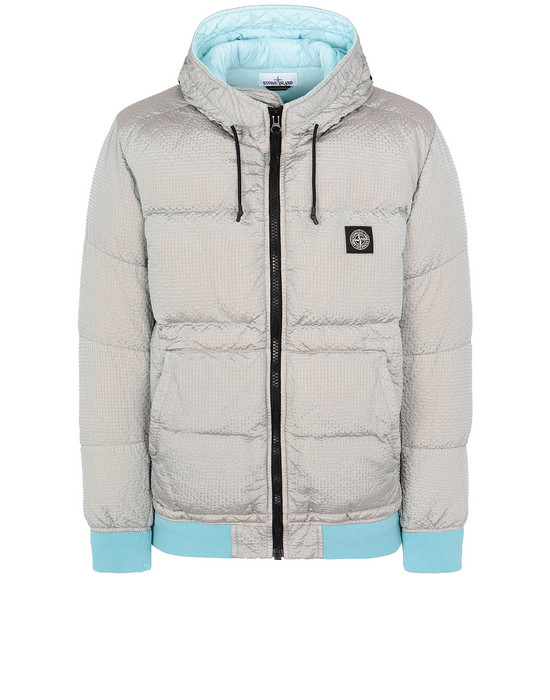 Jacket Man 42634 POLY-COLOUR FRAME DOWN-TC Front STONE ISLAND