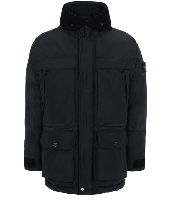 Mid-length jacket Man 40626 MICRO REPS DOWN Front STONE ISLAND