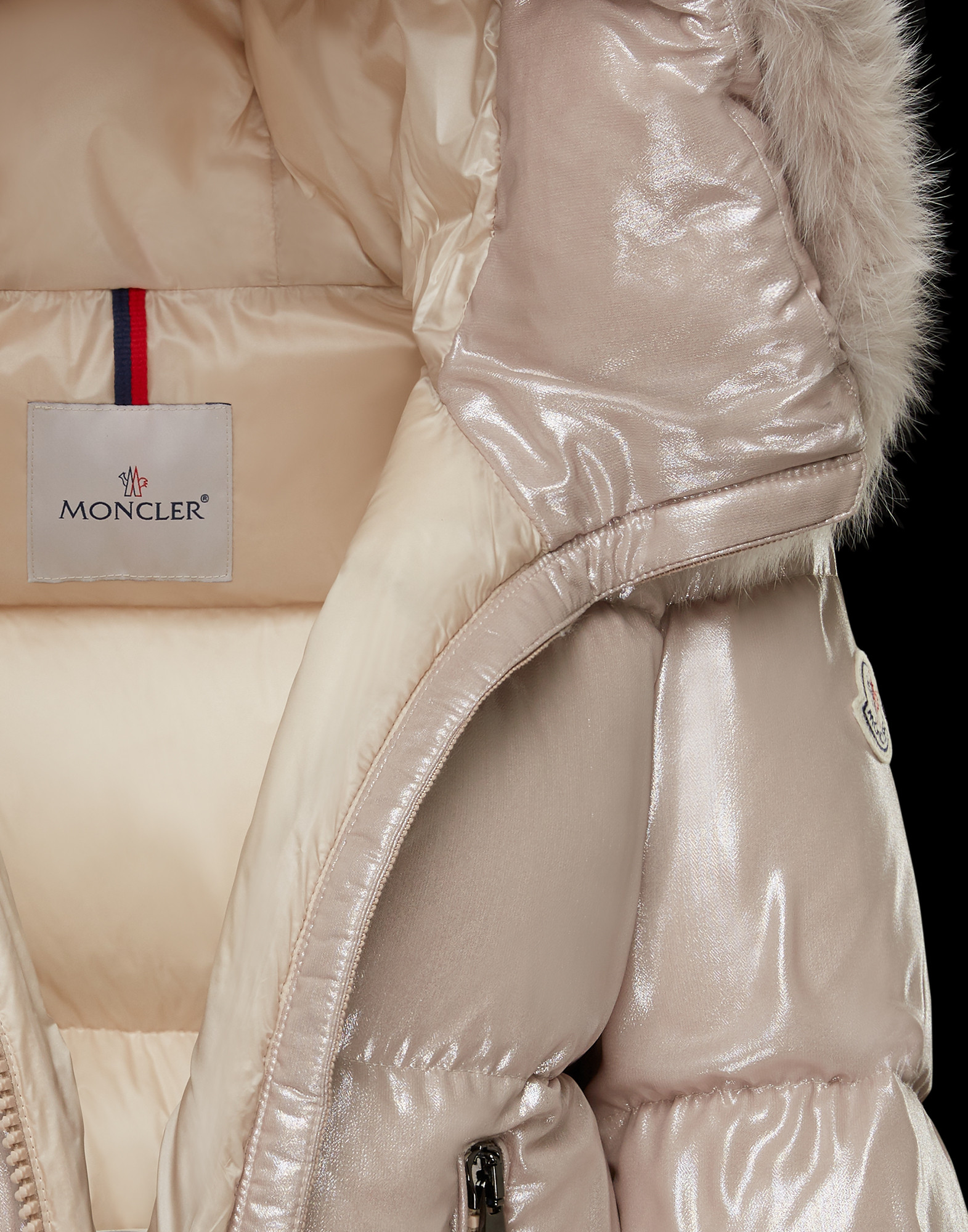 moncler beige coat